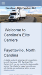 Mobile Screenshot of carolinaselitecarriers.com