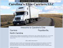 Tablet Screenshot of carolinaselitecarriers.com